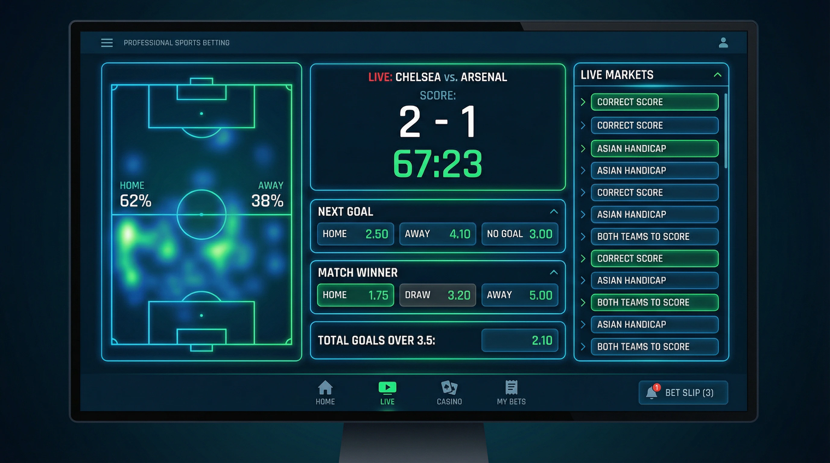 滚球投注实时界面